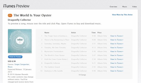 iTunes preview